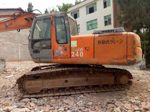 四川出售转让二手18000小时2007年日立ZX240LC挖掘机