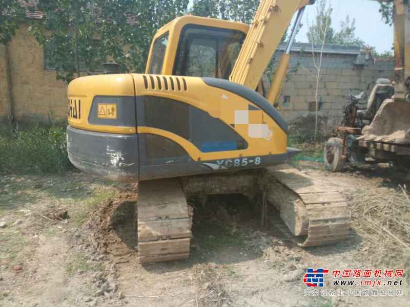 山东出售转让二手5989小时2010年玉柴YC85挖掘机