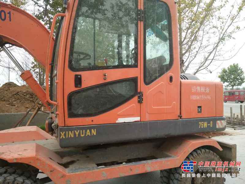 辽宁出售转让二手1500小时2013年新源机械XY75W挖掘机