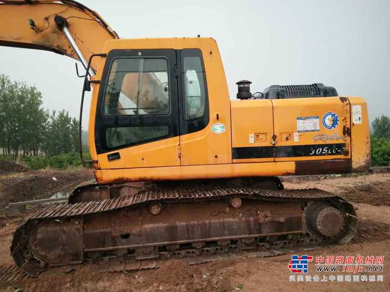 山东出售转让二手6880小时2008年现代R225LC挖掘机