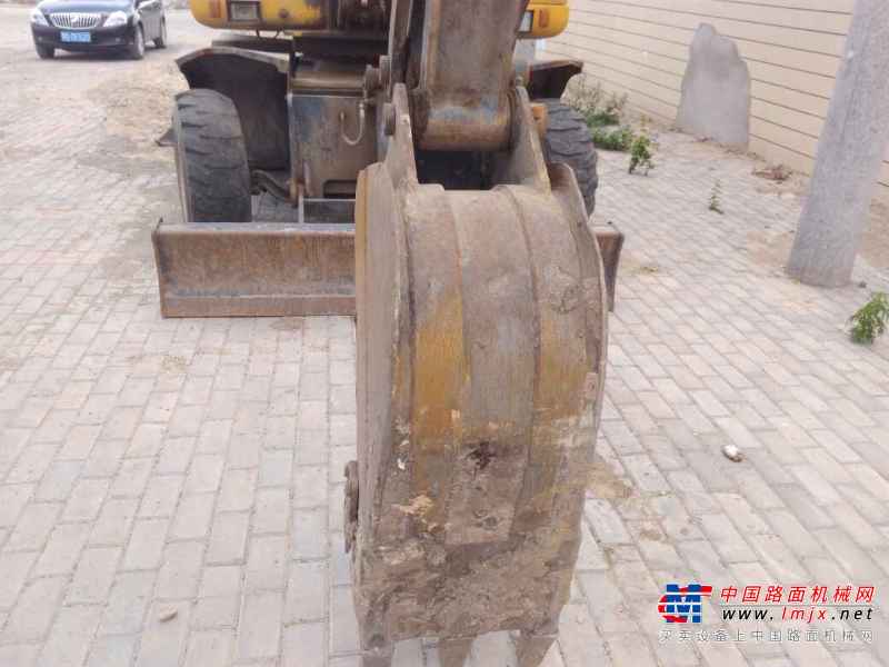 内蒙古出售转让二手6000小时2014年愚公机械轮挖WYL75挖掘机