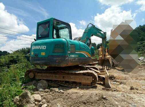 贵州出售转让二手4500小时2014年山河智能SWE70E挖掘机