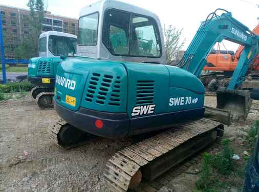 贵州出售转让二手7100小时2010年山河智能SWE70N9挖掘机