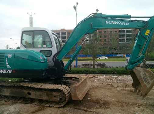 贵州出售转让二手6800小时2010年山河智能SWE70N9挖掘机
