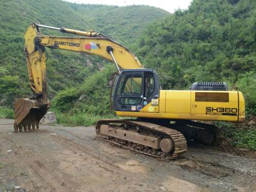 河南出售转让二手9807小时2008年住友SH350HD挖掘机