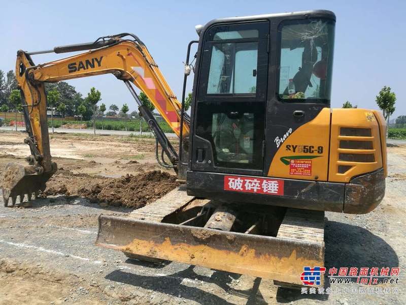 河南出售转让二手6578小时2011年三一重工SY55C挖掘机