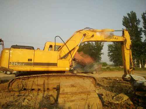 湖北出售转让二手14829小时2009年现代R225LC挖掘机