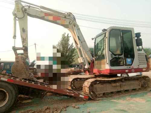 山东出售转让二手7000小时2009年竹内TB175C挖掘机