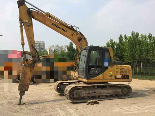 山东出售转让二手5000小时2010年柳工CLG915C挖掘机