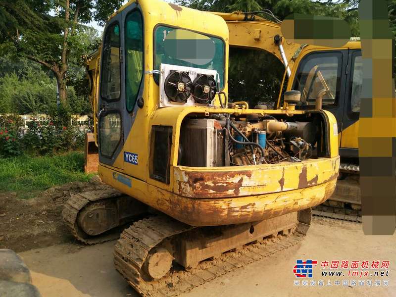 山东出售转让二手8000小时2007年玉柴YC65挖掘机