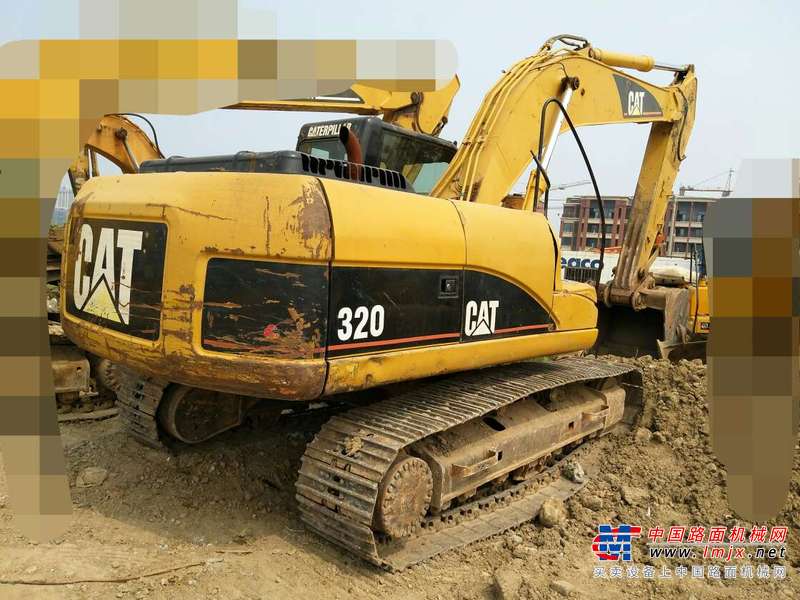 山东出售转让二手9000小时2007年卡特彼勒320D挖掘机