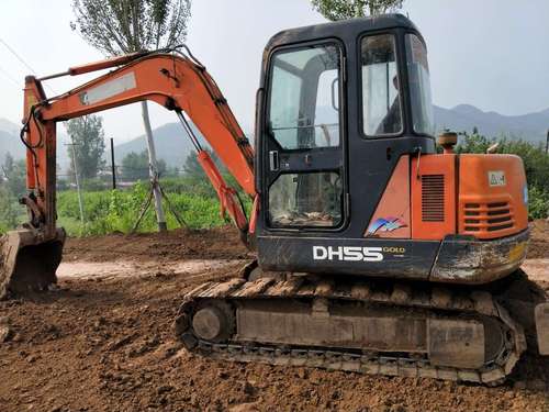 河北出售转让二手9500小时2010年斗山DH55挖掘机