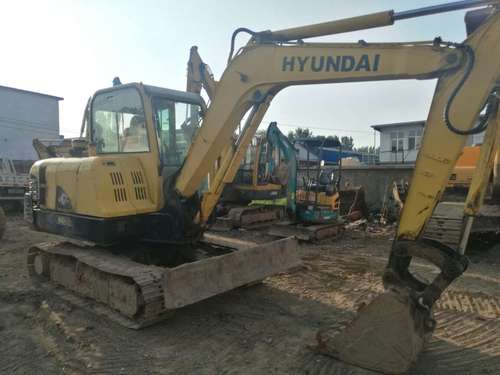 山东出售转让二手7573小时2010年现代R60挖掘机