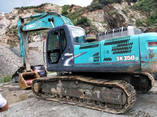 河北出售转让二手10000小时2011年神钢SK350LC挖掘机