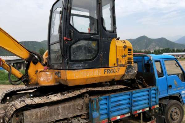河北出售转让二手8000小时2009年福田雷沃FR60挖掘机