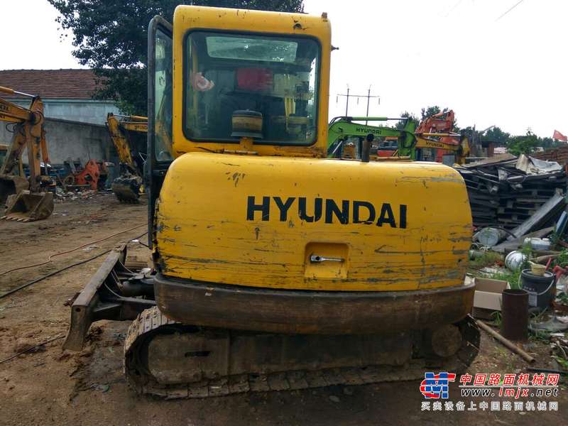 山东出售转让二手9500小时2008年现代R55挖掘机