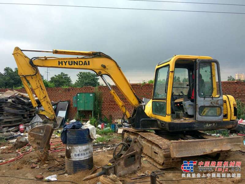 山东出售转让二手9500小时2008年现代R55挖掘机