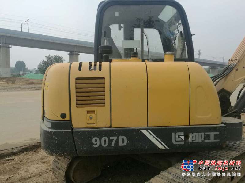 山东出售转让二手5302小时2013年柳工CLG907D挖掘机