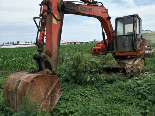 河北出售转让二手12000小时2010年恒特重工HT120A挖掘机