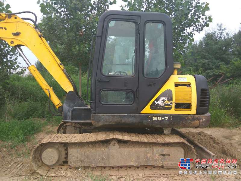 山东出售转让二手10000小时2009年现代R55挖掘机