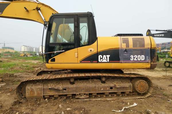 山东出售转让二手11000小时2007年卡特彼勒320D挖掘机