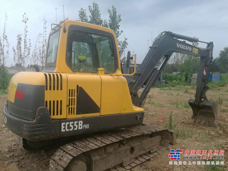 山东出售转让二手1895小时2015年沃尔沃EC55BPRO挖掘机