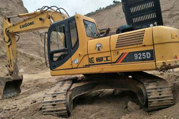 甘肃出售转让二手6000小时2011年柳工CLG925D挖掘机