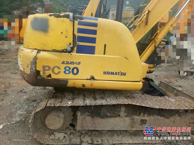 贵州出售转让二手11000小时2008年小松PC80挖掘机