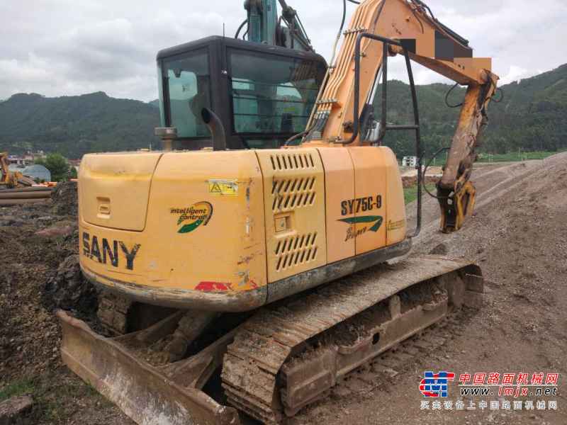 云南出售转让二手5000小时2012年三一重工SY75挖掘机