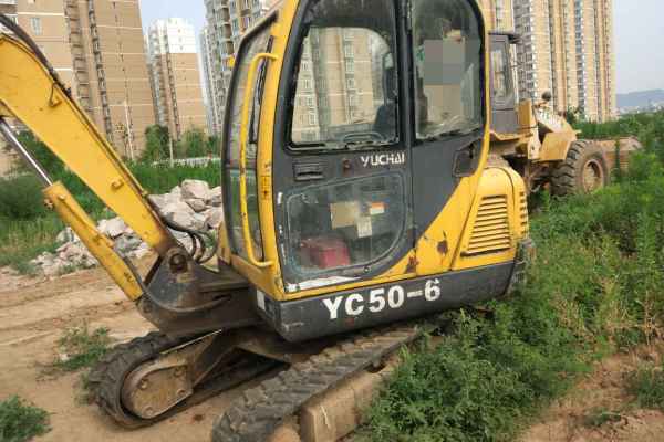 陕西出售转让二手7000小时2008年玉柴YC35挖掘机