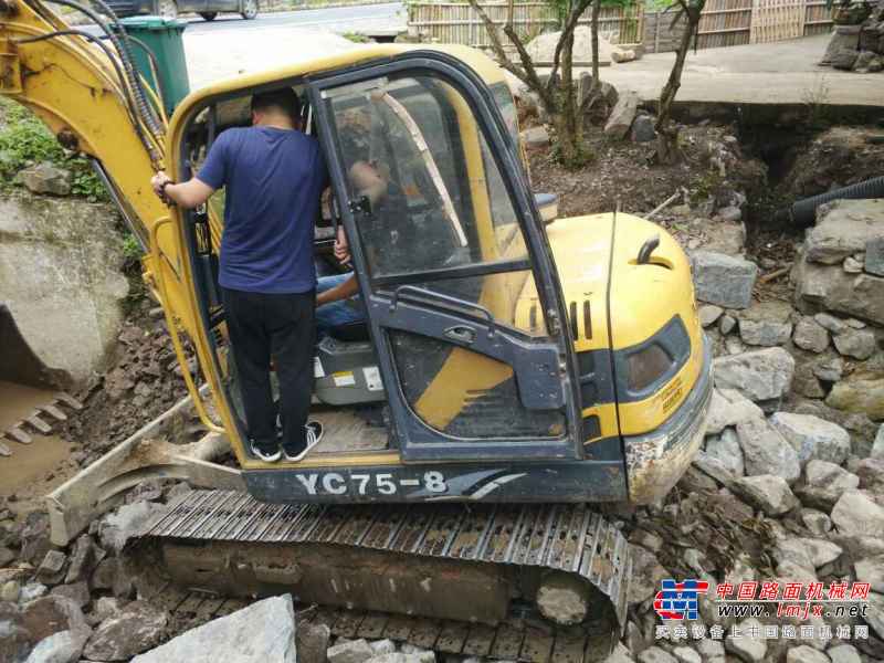 安徽出售转让二手4500小时2012年玉柴YC60挖掘机