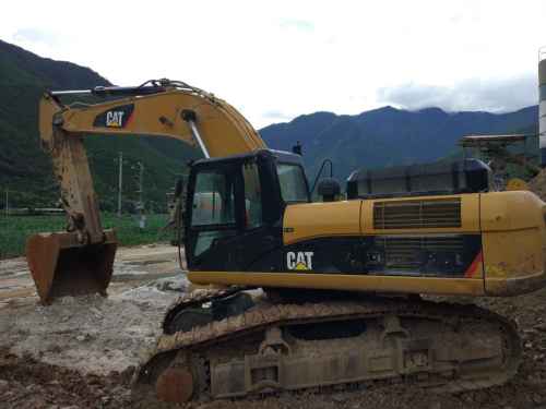 云南出售转让二手4000小时2012年卡特彼勒340DL挖掘机