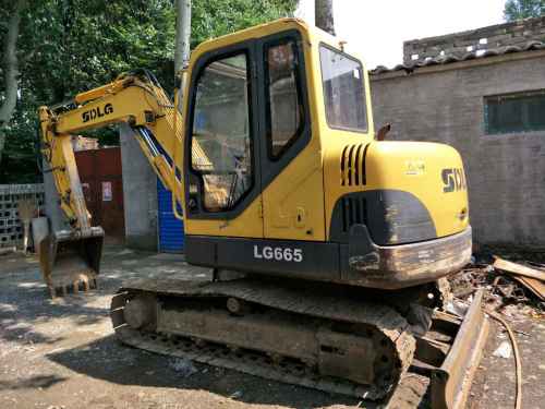 河南出售转让二手8000小时2011年临工LG665挖掘机