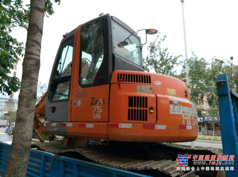 吉林出售转让二手11451小时2009年日立ZX75US挖掘机