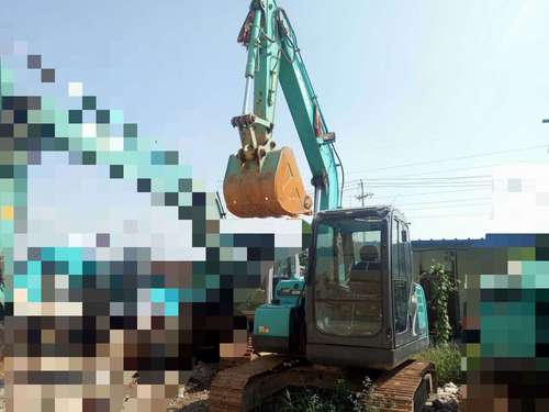 陕西出售转让二手2200小时2014年神钢SK75挖掘机