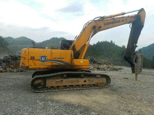 贵州出售转让二手9100小时2012年龙工LG6235挖掘机
