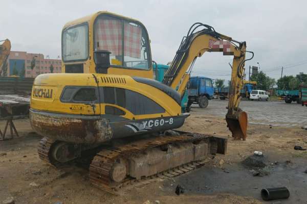 内蒙古出售转让二手5000小时2011年玉柴YC60挖掘机