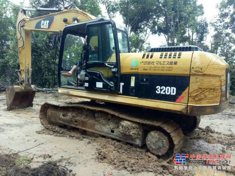 云南出售转让二手6264小时2013年卡特彼勒320D挖掘机