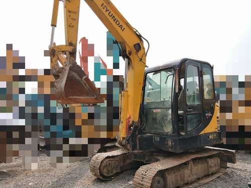 山西出售转让二手4500小时2010年现代R60挖掘机