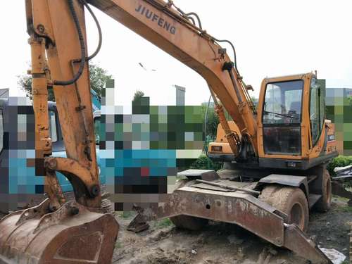 山西出售转让二手5100小时2012年玖丰重工轮挖JFL160挖掘机