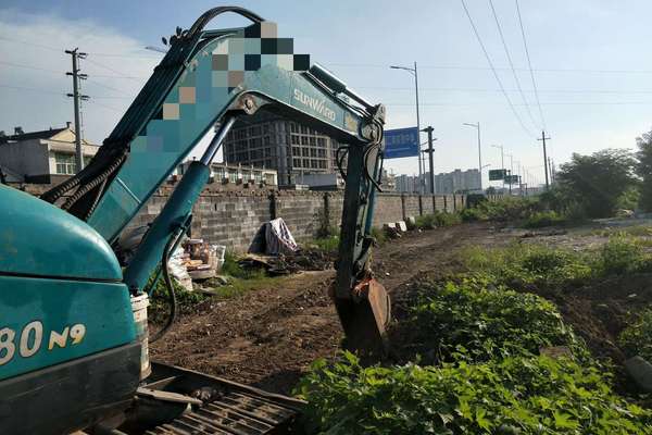 安徽出售转让二手6500小时2009年山河智能SWE70N9挖掘机
