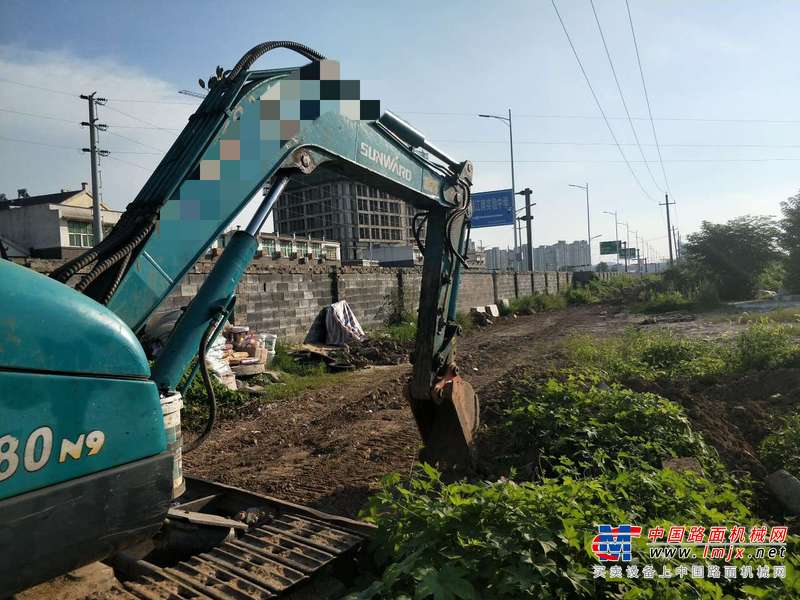 安徽出售转让二手6500小时2009年山河智能SWE70N9挖掘机