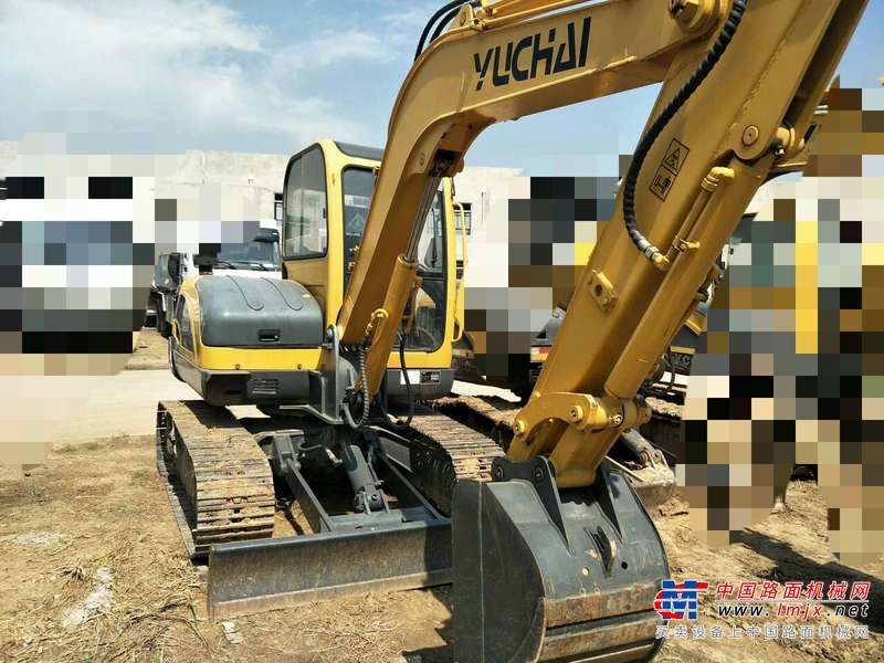 河北出售转让二手200小时2017年玉柴YC60挖掘机