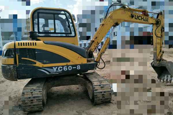 甘肃出售转让二手6000小时2011年玉柴YC60挖掘机