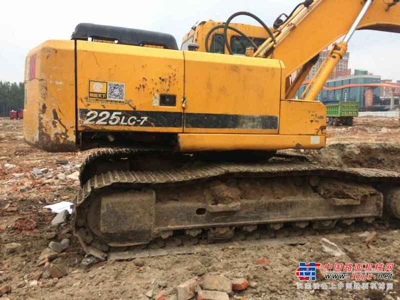河南出售转让二手9807小时2008年现代R225挖掘机