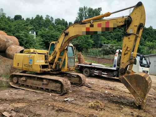 四川出售转让二手12000小时2008年玉柴YC135挖掘机