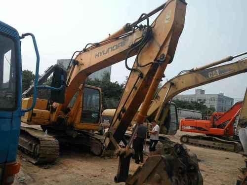 吉林出售转让二手15620小时2008年现代R225LC挖掘机