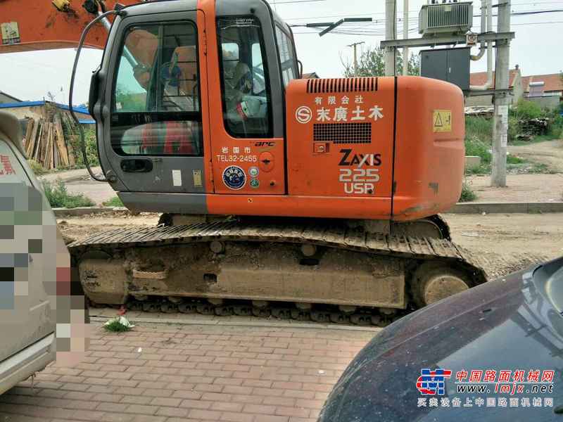 河北出售转让二手10000小时2008年日立EX225USR挖掘机