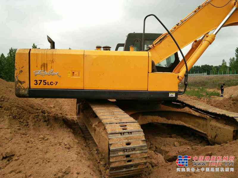 山东出售转让二手7400小时2010年现代R305LC挖掘机