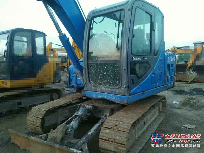 陕西出售转让二手5000小时2011年山重建机GC208挖掘机